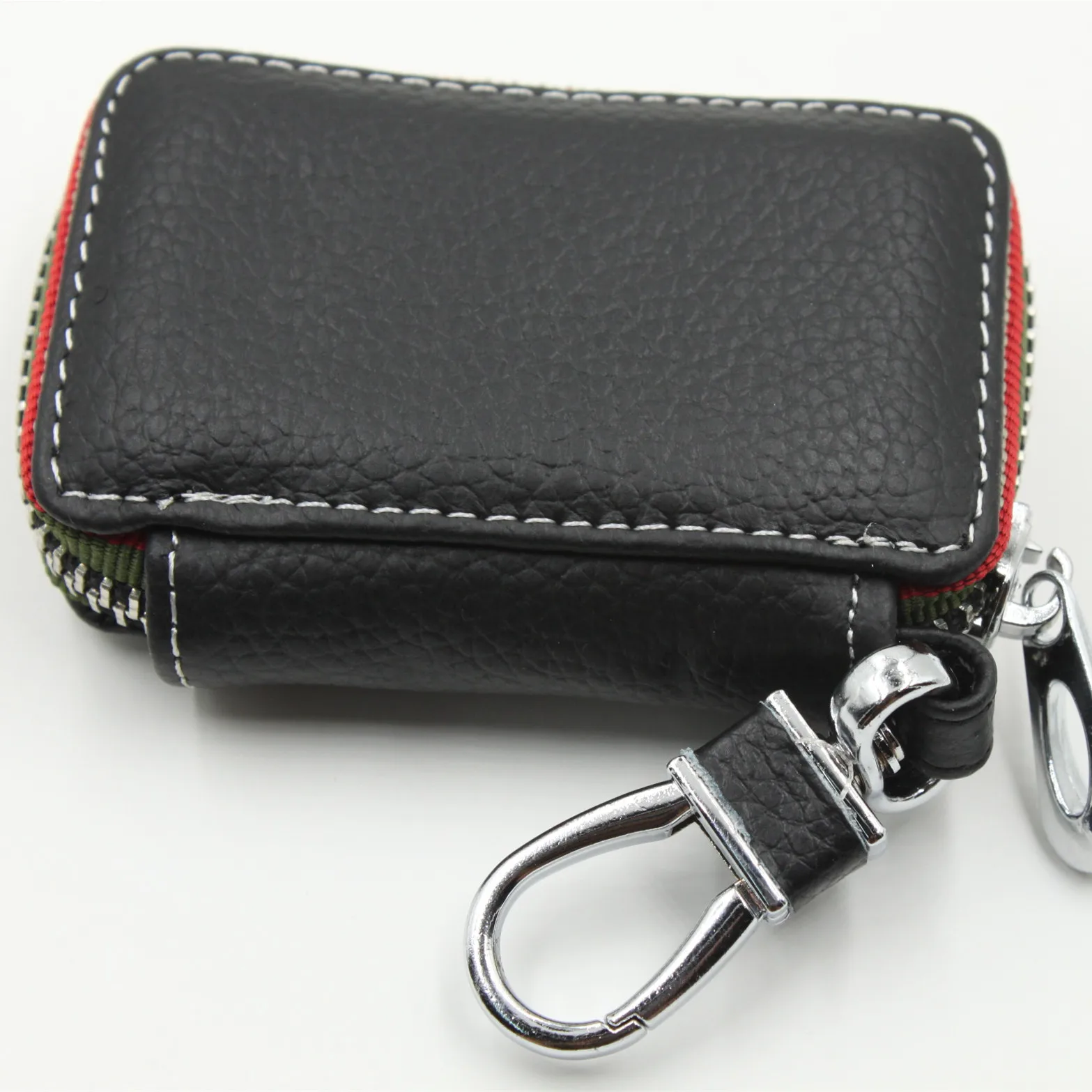 Кожаный чехол бумажник с эмблемой автомобиля черного цвета для OPEL PEUGEOT MAZDA MINI COOPER