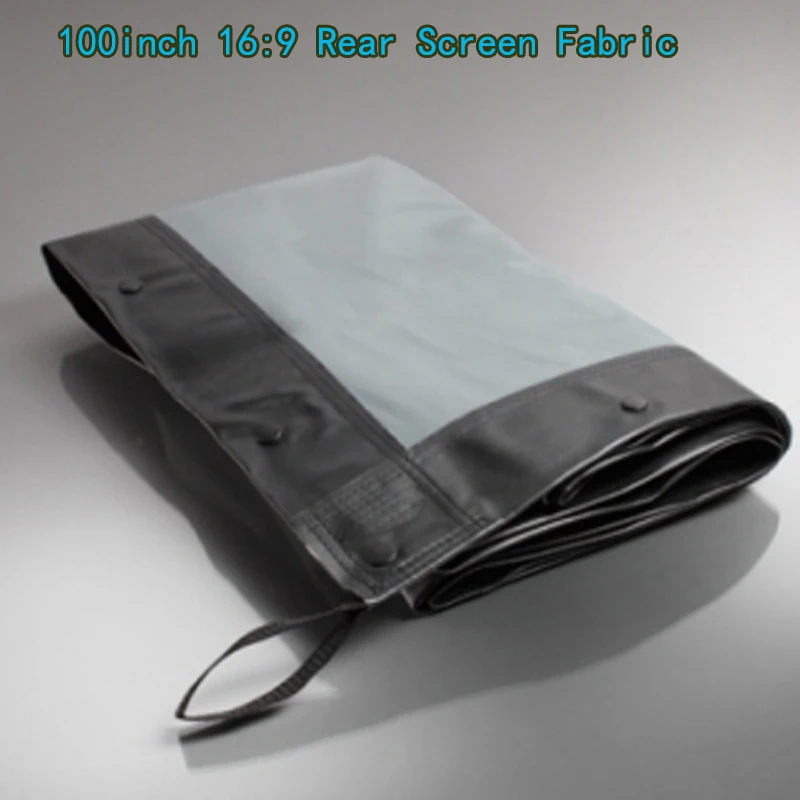 Прочная Ткань Для проекционного экрана 87x49 дюймов для проектора заднего вида