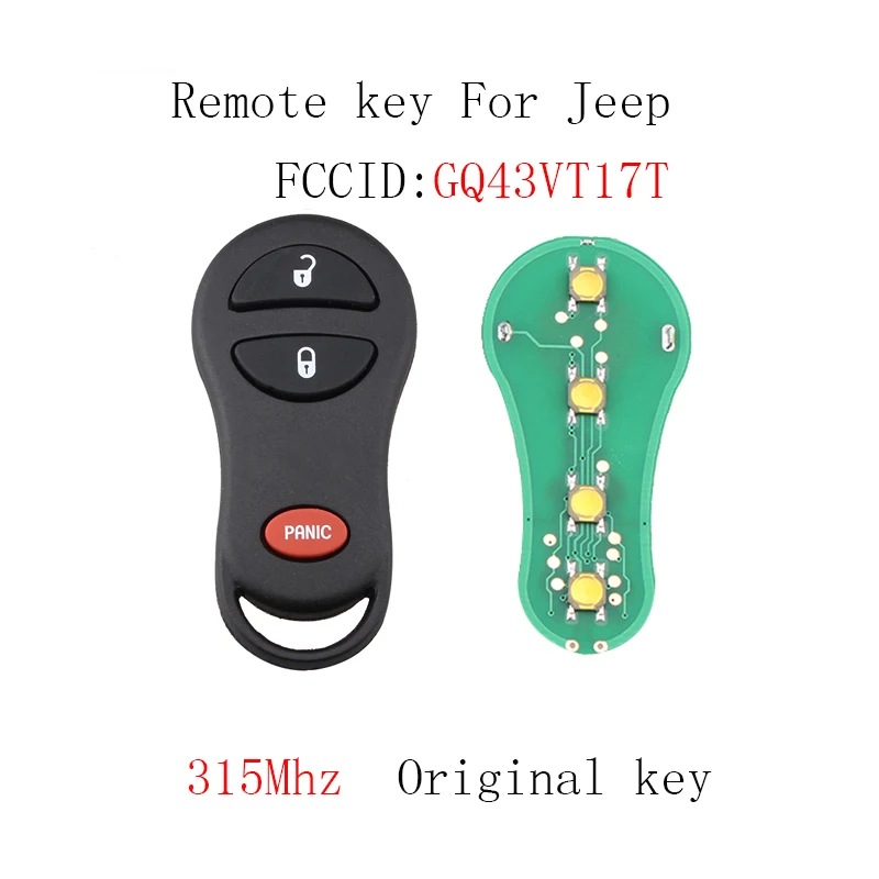 3 кнопки дистанционного ключа для Chrysler PT Cruiser 2001 2002 2003 2004 2005 Voyager 1999 оригинальный