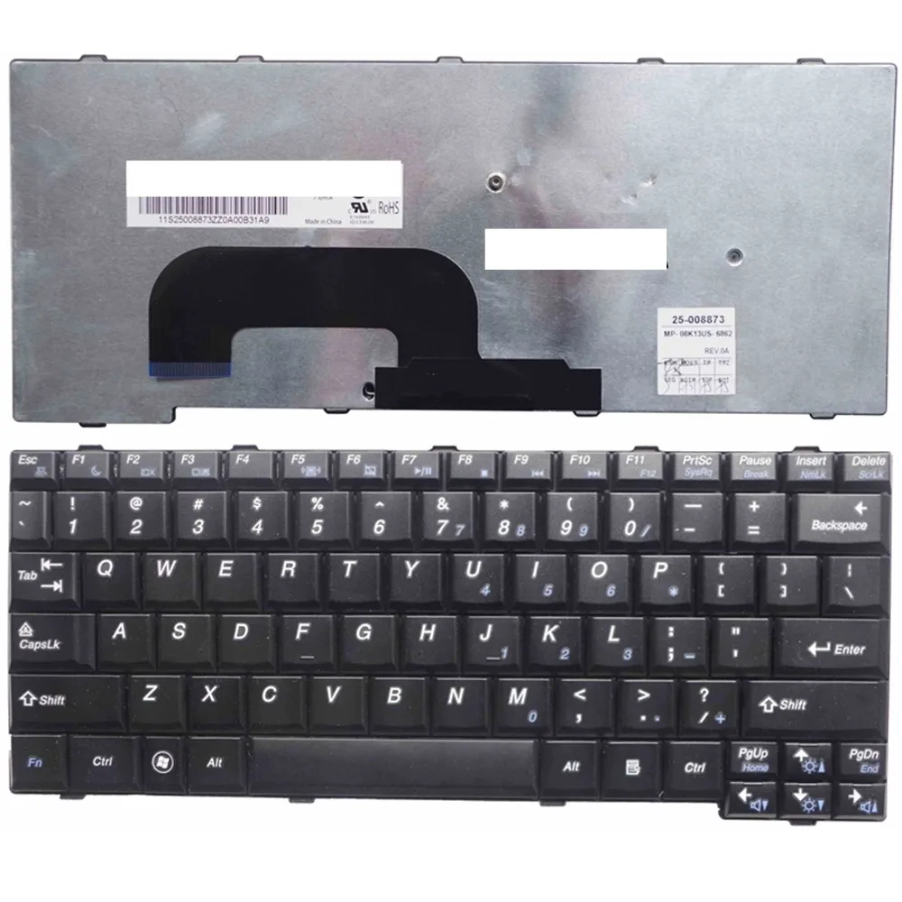 

US Black New English Replace laptop keyboard For Lenovo K26 K23 N7S N7W S12 K23