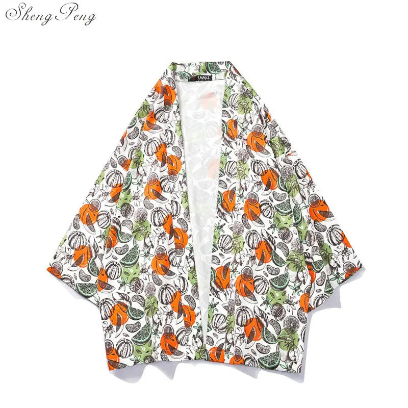 Yukata haori для мужчин японские кимоно кардиган мужской костюм самурая одежда куртка