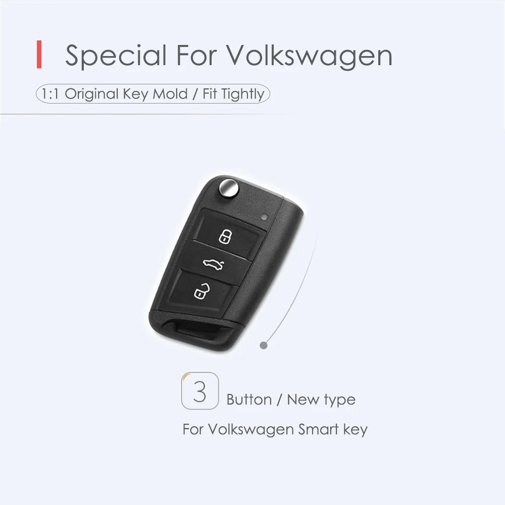 Чехол для ключей CHSKY из ТПУ volkswagen vw чехол Golf 7 6 5 mk7 Skoda Octa VI автомобильные