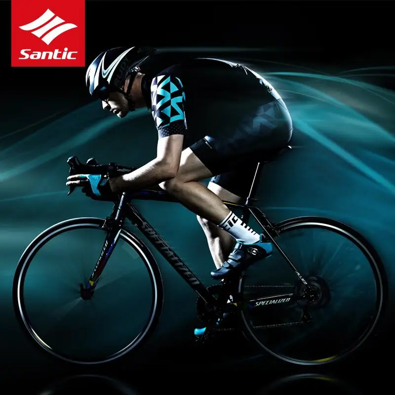 

Мужские комплекты для велоспорта Santic Pro, Джерси + шорты-комбинезон, итальянская импортная ткань/подушки, одежда для велоспорта 2020