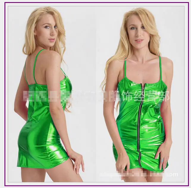 Новый сексуальный женский ПВХ купальник эротический Wetlook Faxu кожаный латексный на