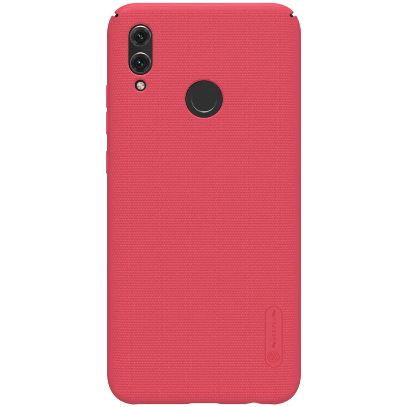 Красный Huawei Honor 10 Lite чехол Nillkin Супер Матовый щит Honor10 жесткий чехол для телефона для huawei Honor 10 Lite Nilkin чехол - Цвет: Красный