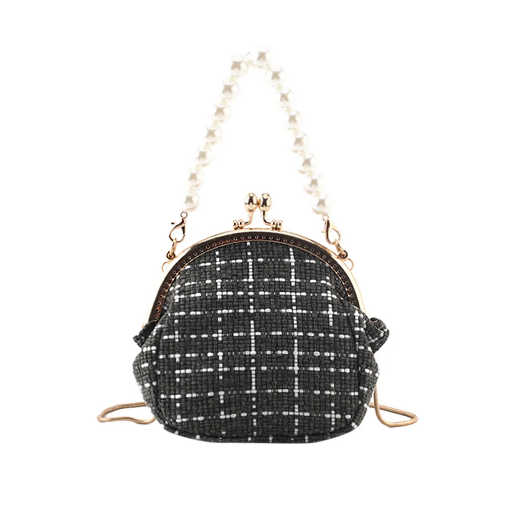 Women Bag Pearls Two Packages Messenger Bag Luxury handbag Holiday Beach Bag Purse Student bags for women Composite bag bolsos