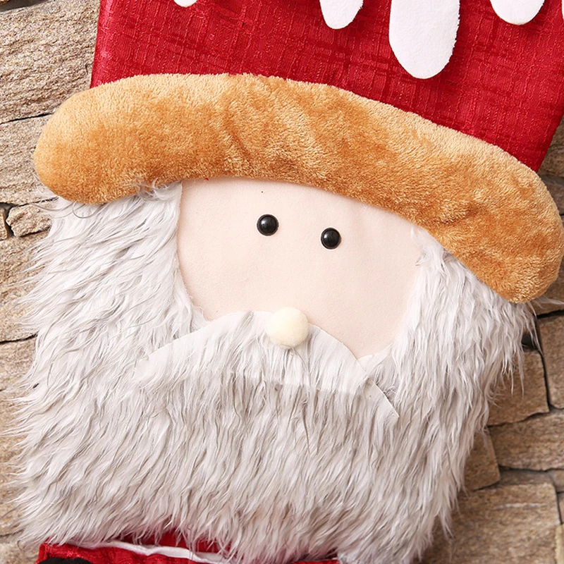 BUF Super Big Size Christmas Hanging Decoration Socks Santa Stocks Ornaments Crafts Gift Bags | Дом и сад