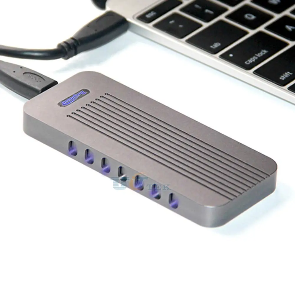 PCIe M.2 Nvme SSD к корпусу USB C M2 NGFF M ключ ридеру адаптер с кабелем 3 1 Type для PM951|Боксы