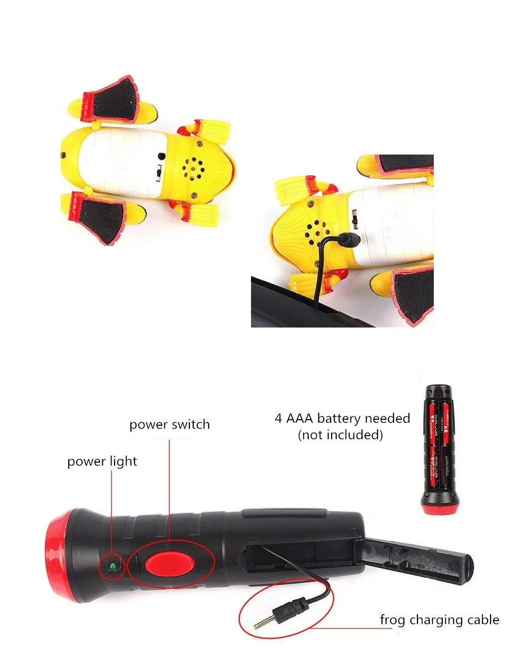 Освещение Инфракрасный RC лягушка имитирующий пульт дистанционного управления