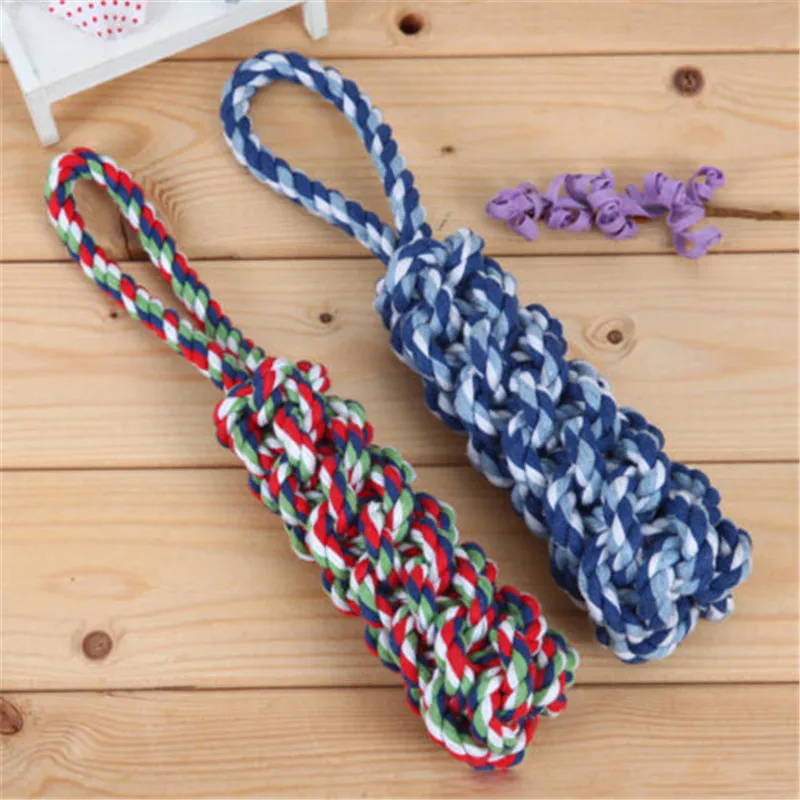 Pet Supply Dog Toys Dogs Chew Teeth Clean Outdoor Traning Fun Playing 2018 Donut/Corn Pattern Rope Toy For Large Small Cat | Дом и сад