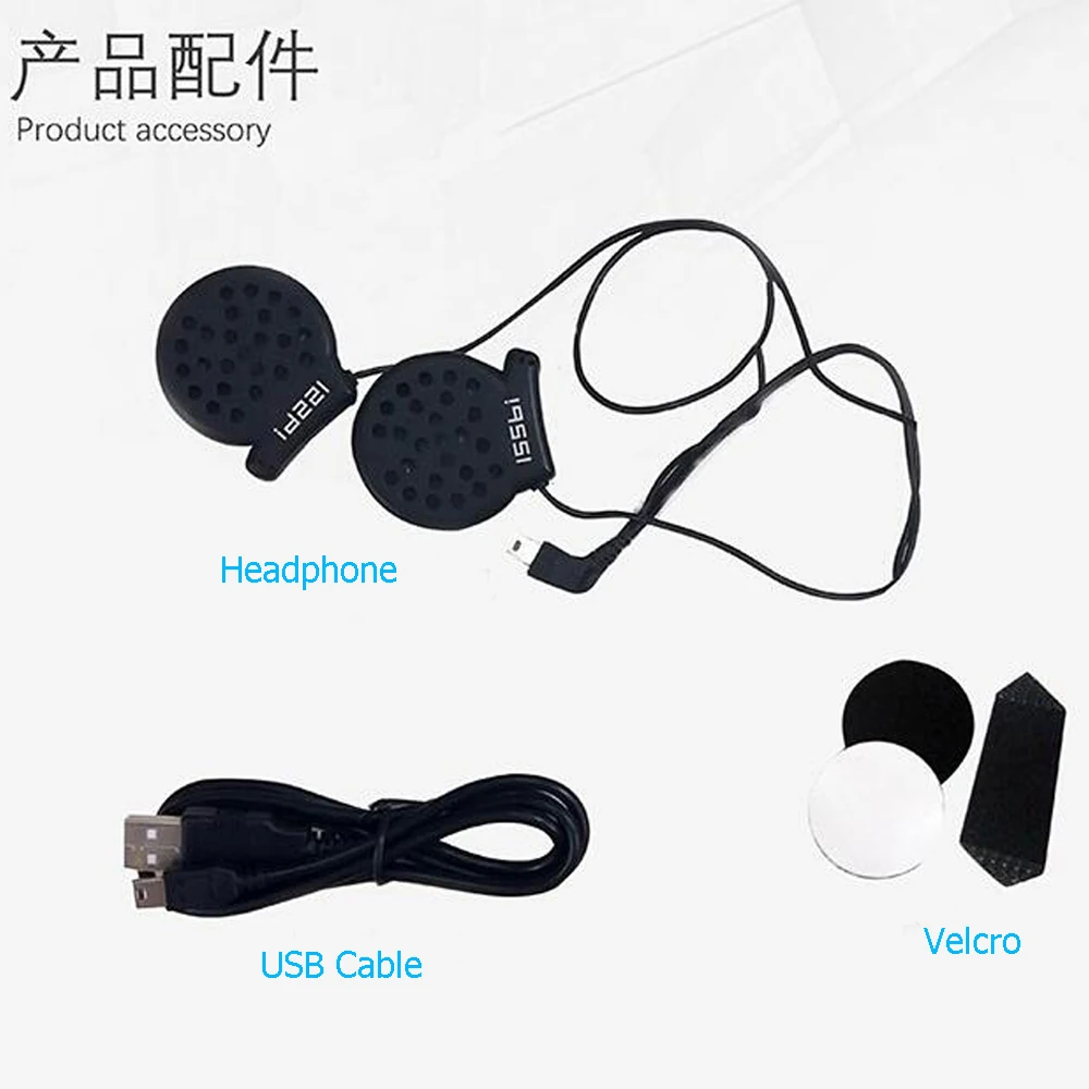 

Moto A1 IPX6 Waterproof Boomless Mic Helmet Bluetooth Headset Motorcycle Comunicador Capacete Headphone Speaker for 2 Phones GPS