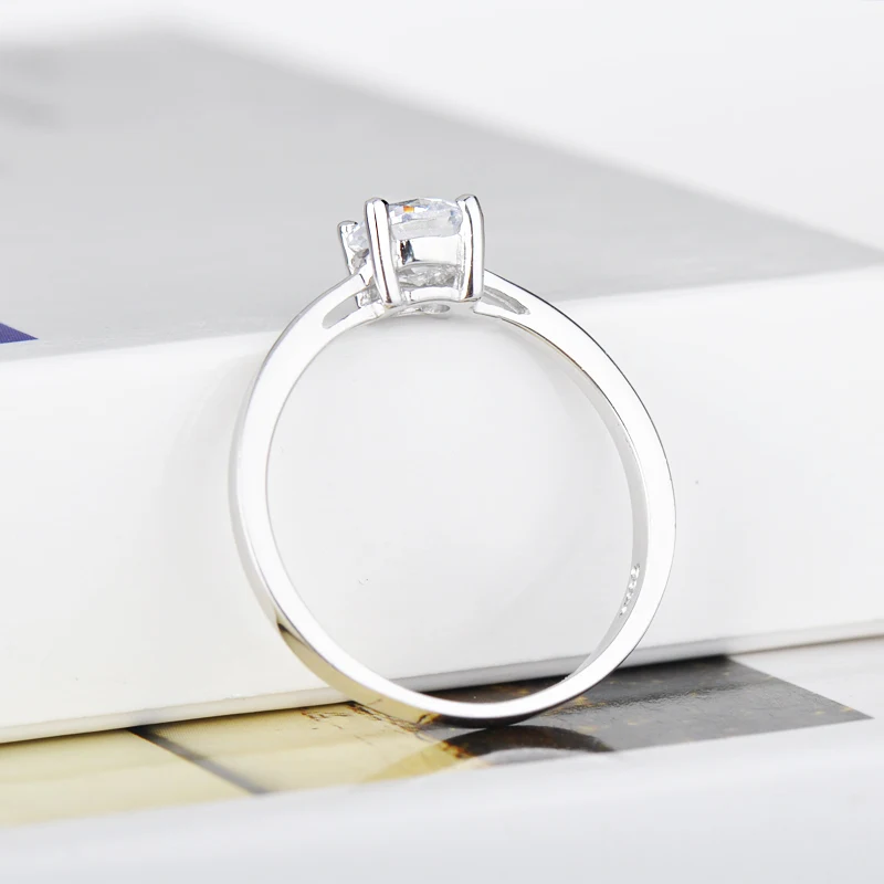 Скидка 90% модное Сверкающее свадебное кольцо AAA CZ для пар из стерлингового