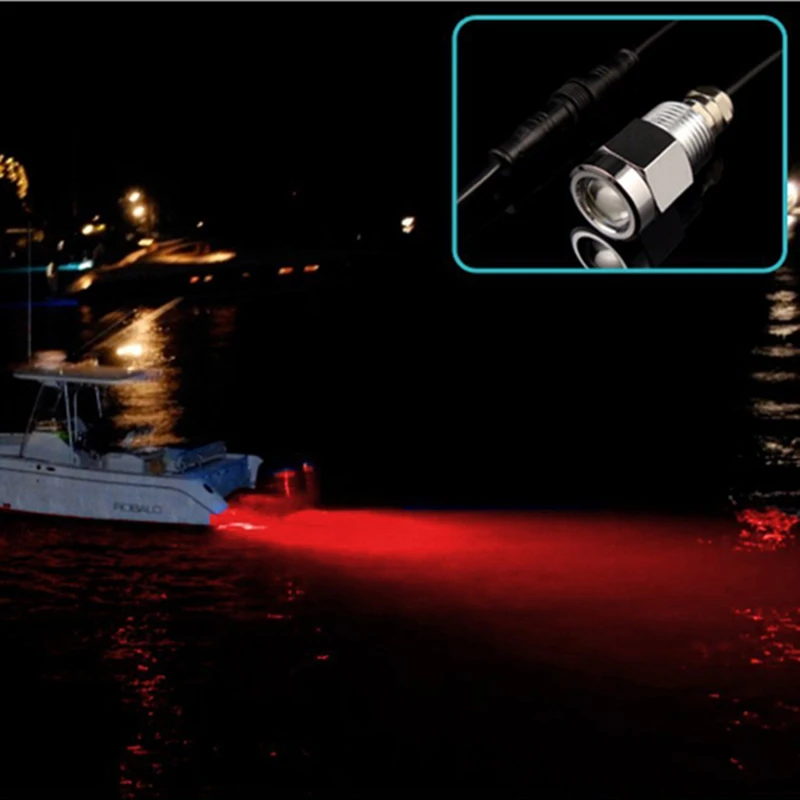 1X красный белый зеленый синий светодиодный дренажный плагин свет 9 Вт подводная