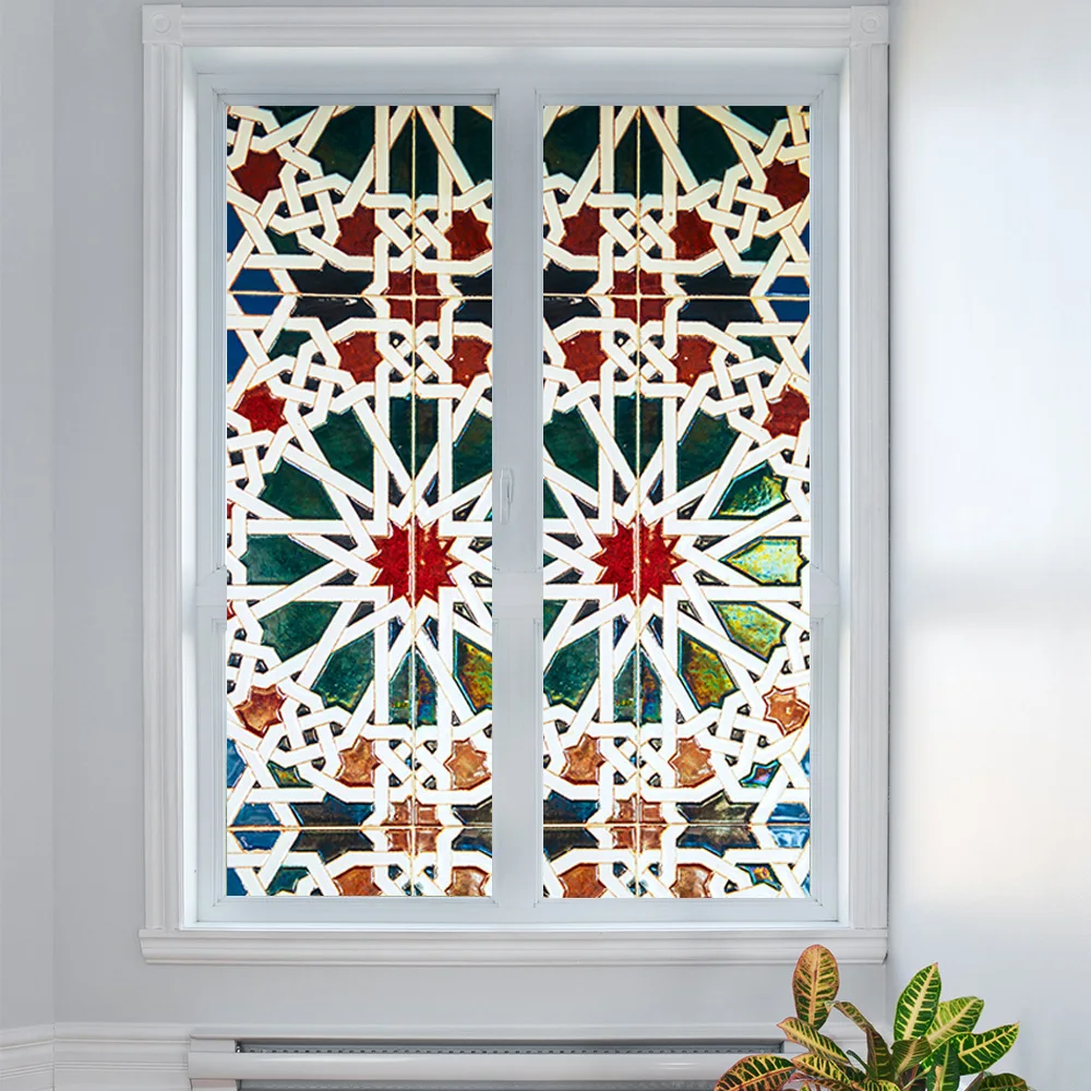 77x200 см 3D Калейдоскоп творческие дверные наклейки ПВХ Самоклеящиеся обои сделай