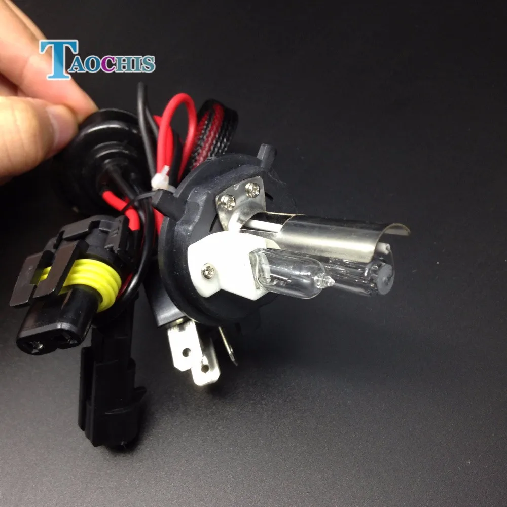 TAOCHIS 12V 55W H4-2 H/L H4 HID головной светильник, замена ксеноновых ламп, лампа, светильник 4300k 5000k 6000k 8000 k, автомобильный светильник s