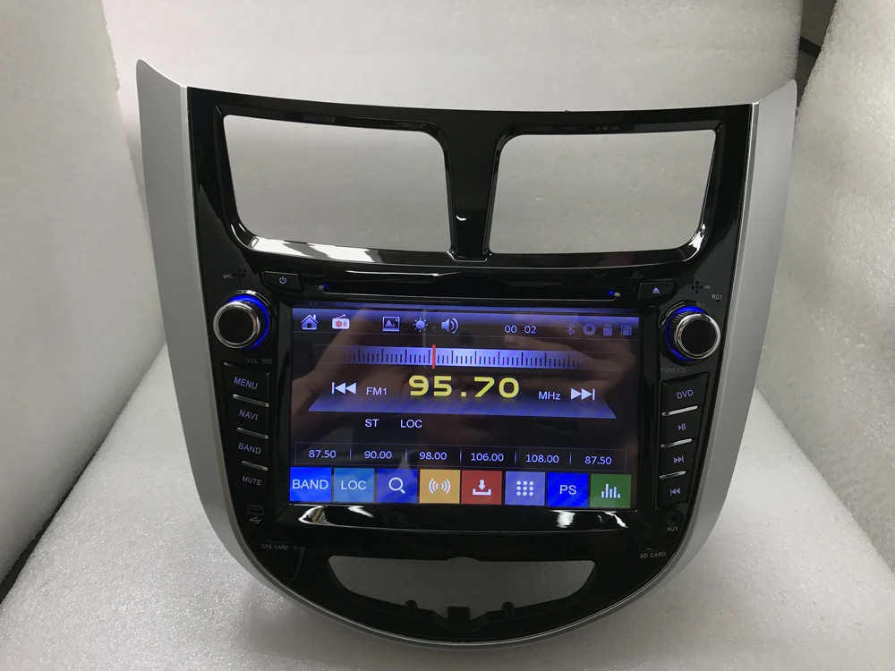 BYNCG 2 din dvd-плеер автомобиля для hyundai Solaris акцент Verna i25 с радио gps навигации Bluetooth USB карта камера