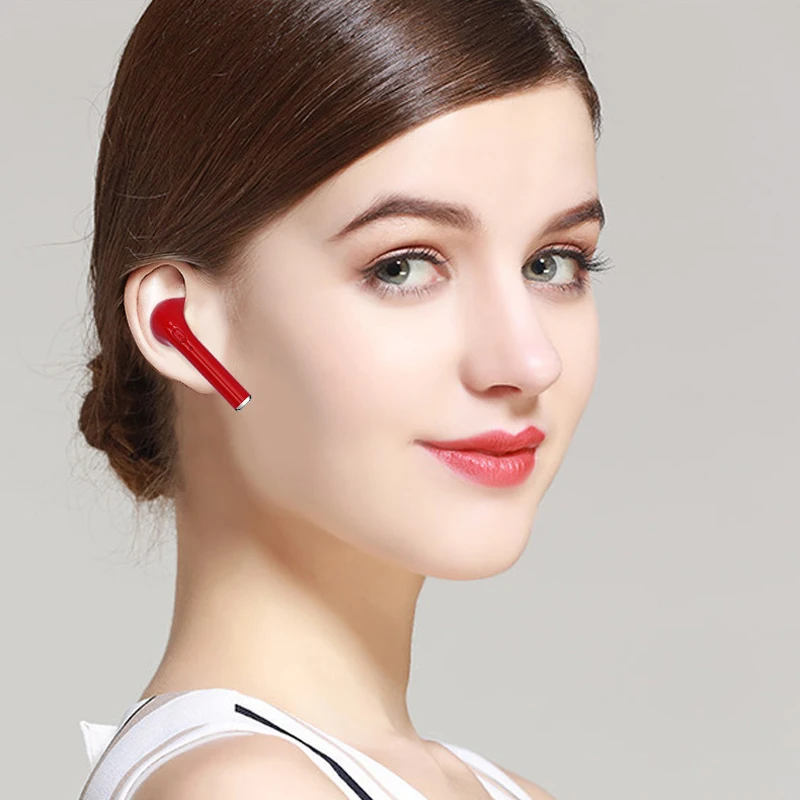 Soulusic, 10 шт./лот,, i7 TWS, беспроводные Bluetooth наушники, наушники, гарнитура, спортивные наушники, наушники, Audifonos с микрофоном