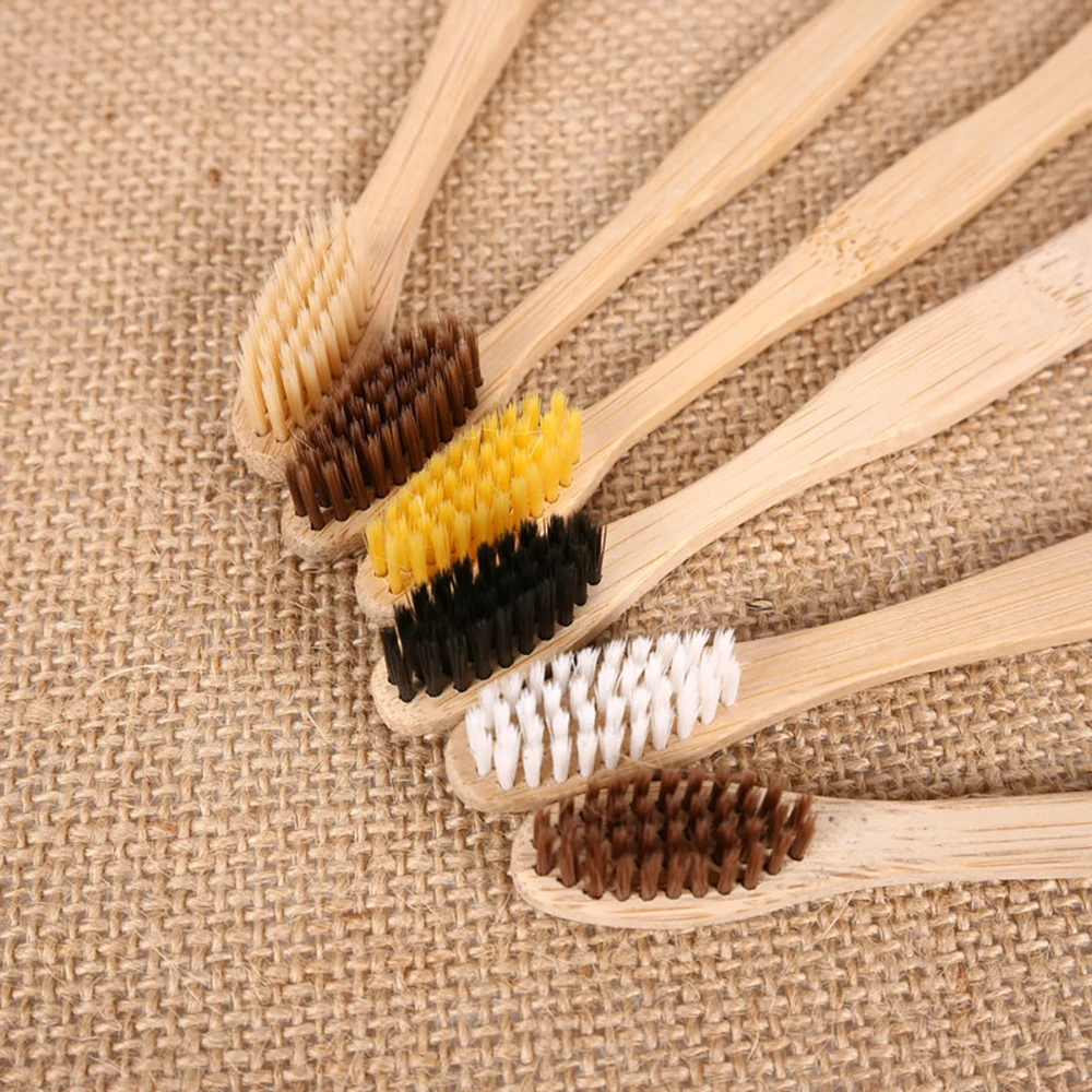 10 шт. зубная щётка из натурального бамбука|Держатели для зубных щеток и пасты| |