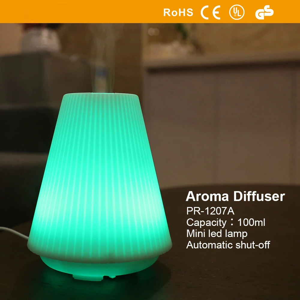 Ультразвуковой увлажнитель воздуха со светодиодный подсветильник кой 100