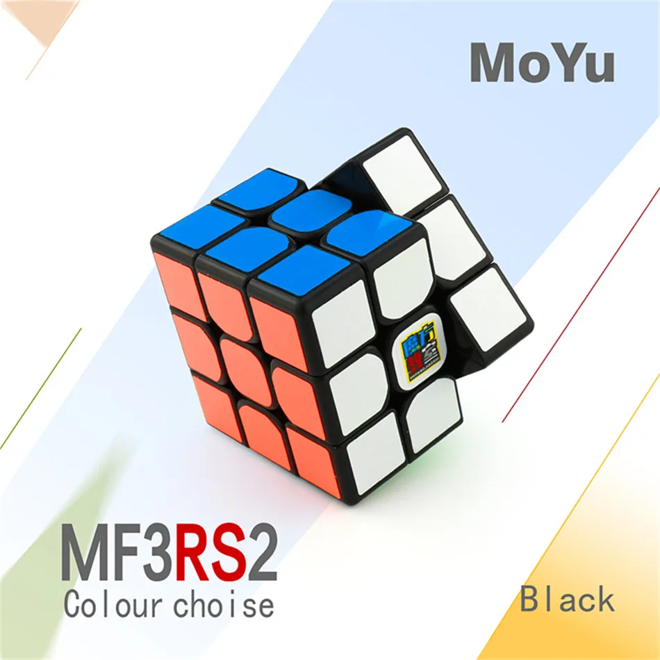 Moyu 3x3 кубик рубика класс MF3RS2 магический куб 3 слоя черный прозрачный пазл