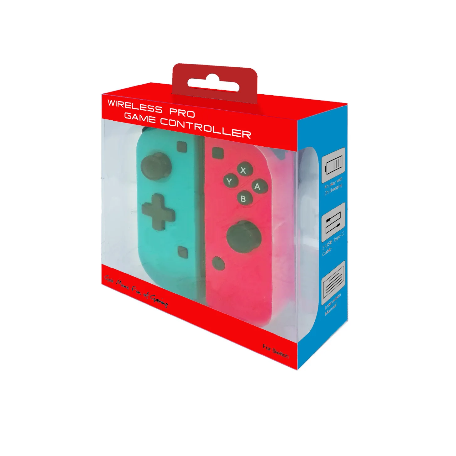 Bluetooth геймпад для nintendo Switch беспроводная ручка NS ручка Joy-Con правая и правая ручка переключатель правая и правая ручка