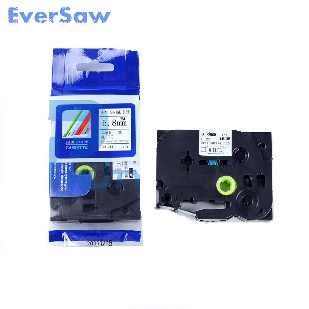 5PK brother heat shrink printer cable marking label tape Hse211 Hse-211 Hse 211 5.8mm*1.5M | Компьютеры и офис