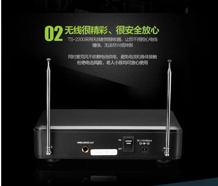 Takstar TS-2200 двойной карманный УКВ Беспроводной микрофон Системы использования для общественных речи, бытовые караоке