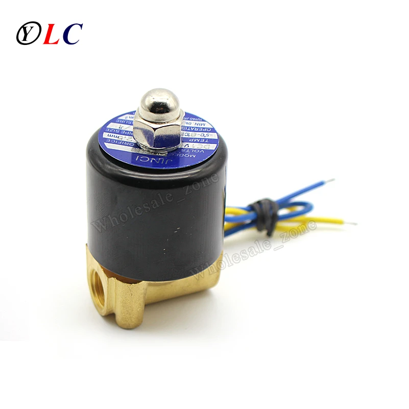 Новый Электрический электромагнитный клапан постоянного тока 12 В 1/4 'для