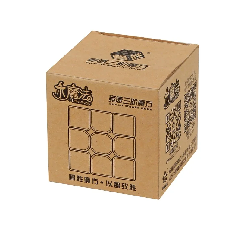 Outsmart Little Magic 3x3x3 высокоскоростной магический куб Твист Головоломка 3x3 Yuxin 55 5 мм