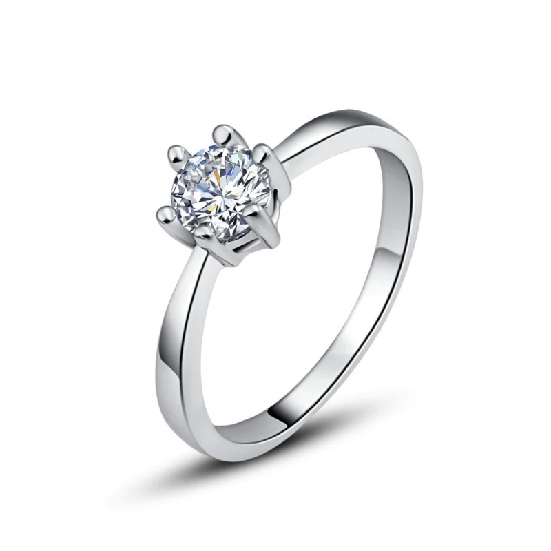 Женское кольцо с австрийским кристаллом свадебное украшение короной и сердцем |