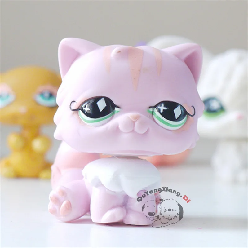 Экшн фигурка котенка CWM030 Pet Shop в виде розовой кошки|Игровые фигурки и