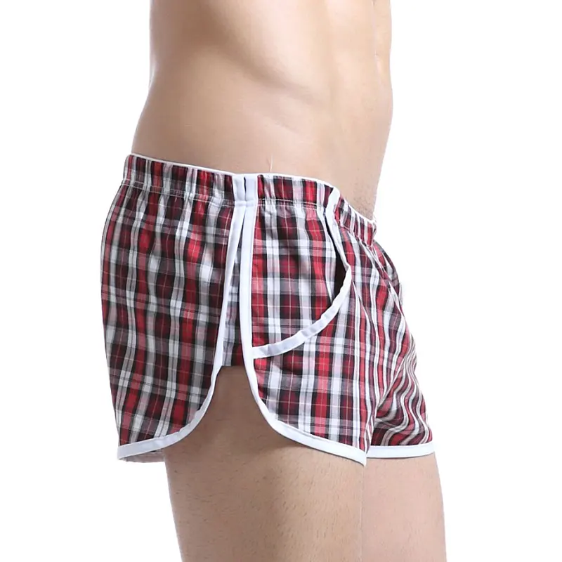 Мужские хлопковые трусы-боксеры WJ удобные шорты для тренировок одежда дома лидер