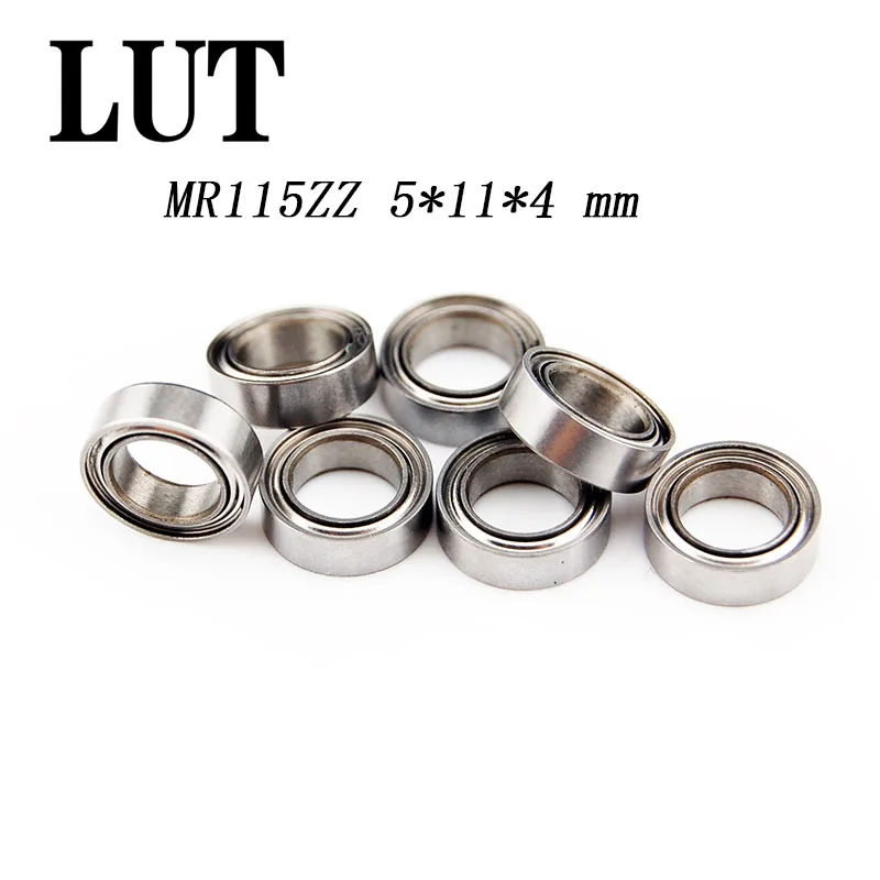 100 шт. высокое качество ABEC-5 MR115ZZ MR115Z MR115 ZZ L-1150ZZ 5*11*4 мм 5x11x4 металлическое уплотнение