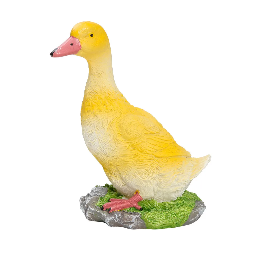 Small Resin Garden Simulation Animal Drinking Water Ornaments Pond Pool Rockery Fish Tank Outdoor Decorative Sculpture#30