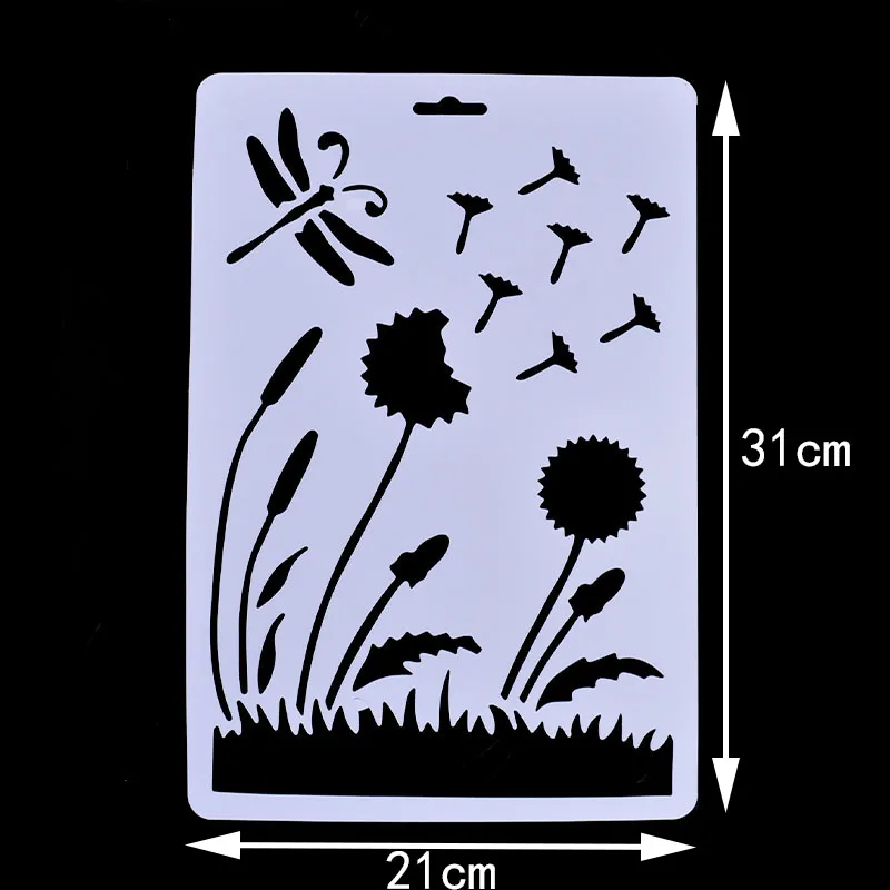 DIY слойный трафарет Маскировочный распылитель шаблон Скрапбукинг штамп альбом