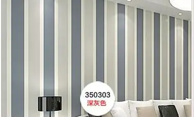 350303 Новые современные модные простые кофейные вертикальные полосы 3d флокированные обои для стен в рулонах обои для гостиной рулон домашний декор - Цвет: 350303