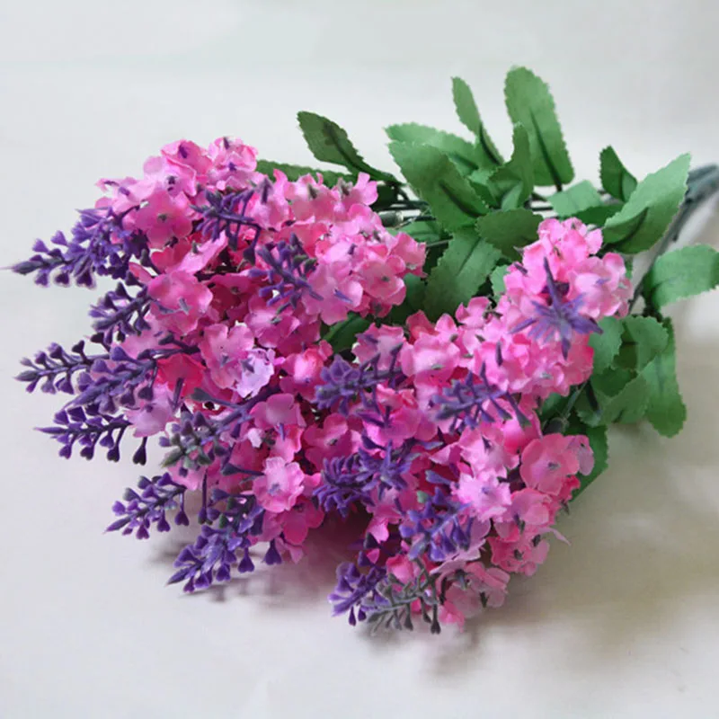 1 букет из 10 цветочных головок искусственный цветок лаванды Прованса расторопши