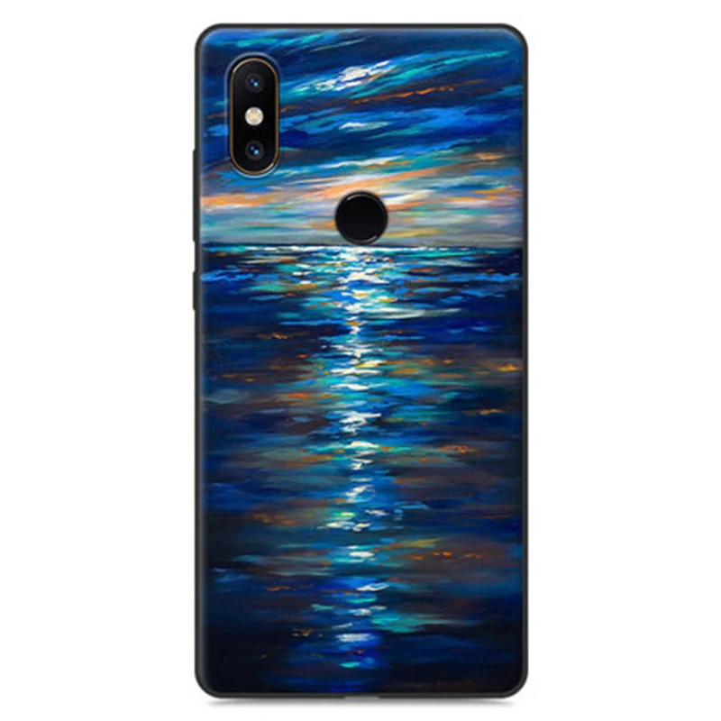 Для xiaomi mi Mix 2 s чехол милый мультяшный Мягкий силиконовый для Mix2s телефона