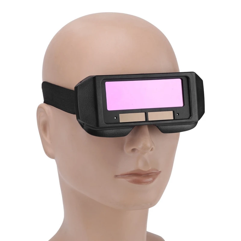 Solar automatic dimming welding protective mask welder glasses welding cap