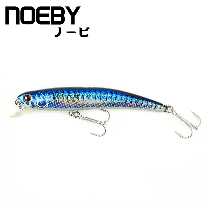 NOEBY 1Pcs Fishing Lure 90mm/7g Floating Minnow Leurre Dur Peche Souple Hard Bionic Bait Bass Lures VMC Treble Hooks | Спорт и