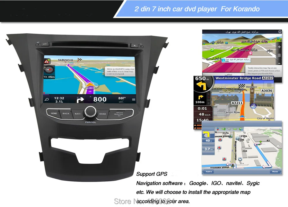 Четырехъядерный Android 8,1 автомобильный DVD gps навигатор для SsangYong Korando Actyon автомобильный Радио стерео Wifi 3g DVR Зеркало Ссылка