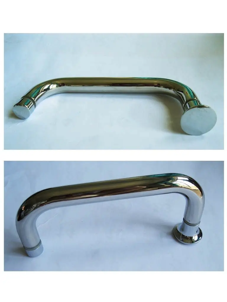 Ручка для душа ручка душевой комнаты двойная из нержавеющей стали 145 мм|steel