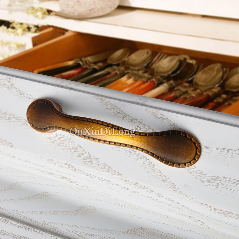 20 шт. европейские антикварные дверные ручки для кухонного шкафа|Ручки шкафа| |