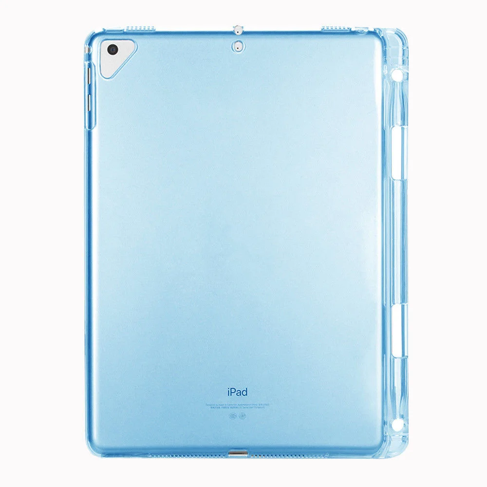 Силиконовый чехол для iPad 5 6 7 8 9 Air Air2 задняя крышка с карандашом прозрачный TPU Pro