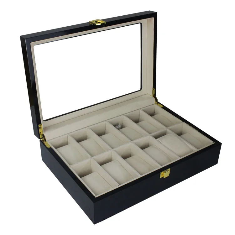 Classical Fashion Watch Organizers for Europe Brand Watches Box Wood Window Storage Display Case Reliable China Supplier | Наручные часы