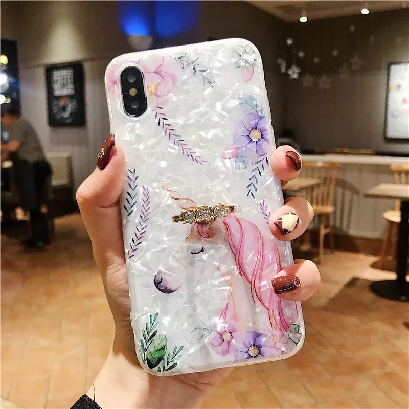 DISCASE мода мечта раковины чехол для телефона iphone XS MAX XR X 6 6s 8 7 plus цветок милые
