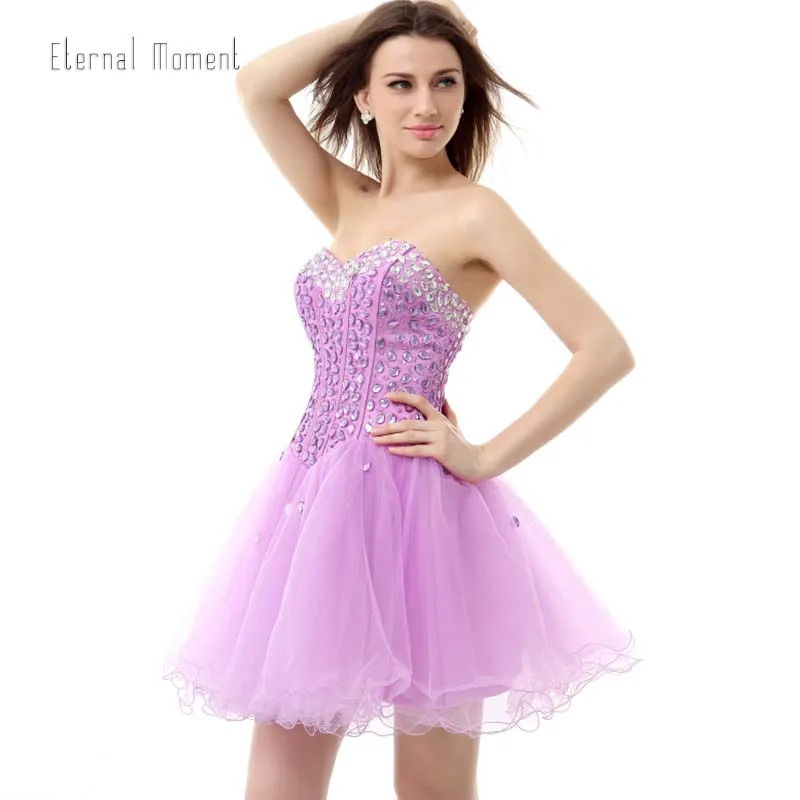 Вечная момент с открытыми плечами Милая рукавов платье Homecoming линии спинки