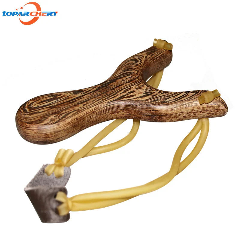 Ручной работы Рогатка мощная Охотник охотничья катапульта крепкий слинг с