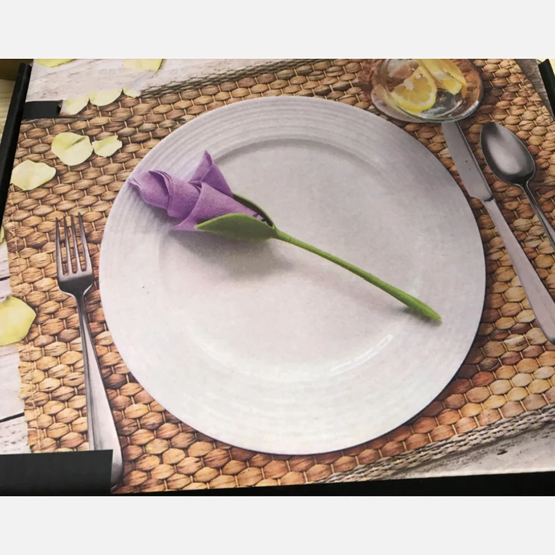 Салфетки Новые держатели оригами салфетка с цветами розы маятник бумажный