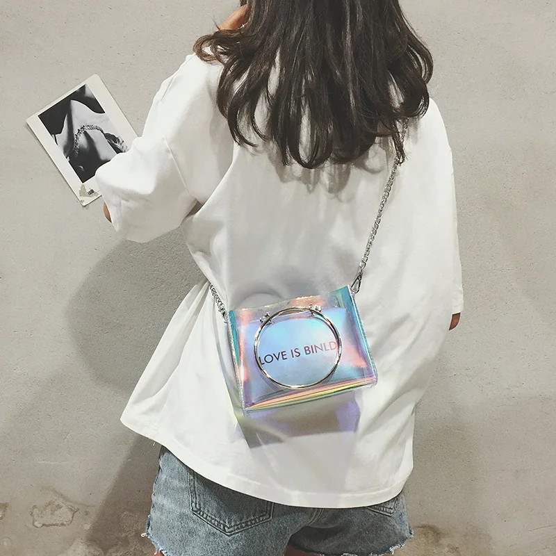 Летние прозрачные сумки для женщин 2019 пластиковая пляжная женская сумка из ПВХ